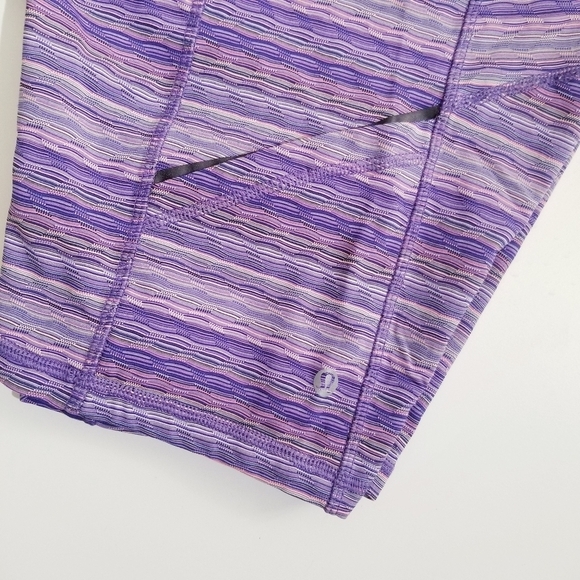 LULULEMON What The Sport Short Pink Space Dye Twist Iris Flower Pink 6 - Picture 8 of 13